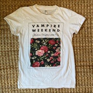 American Apparel Vampire Weekend concert tee